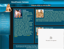 Tablet Screenshot of hausfrauen-camsex.com